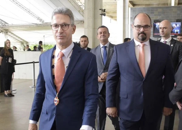Romeu Zema e Mateus Simões, vice-governador de MG