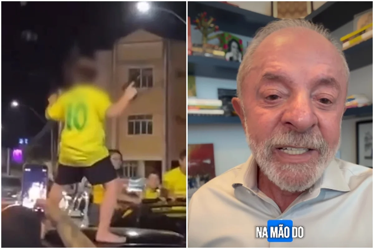 O presidente Luiz Inácio Lula da Silva (PT) divulgou, nesta sexta-feira (9/10), um vídeo repercutindo o caso da criança que foi flagrada em cima de um carro com duas armas nas mãos, O presidente Luiz Inácio Lula da Silva (PT) divulgou, nesta sexta-feira (9/10), um vídeo repercutindo o caso da criança que foi flagrada em cima de um carro com duas armas nas mãos,