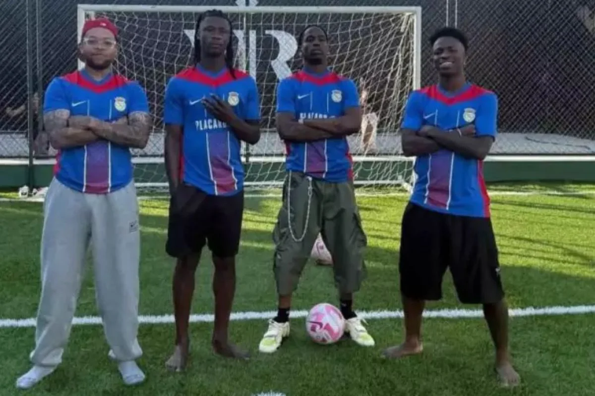 Travis Scott e Eduardo Camavinga estrelam campanha de clube de Vini Jr. Travis Scott e Eduardo Camavinga estrelam campanha de clube de Vini Jr.