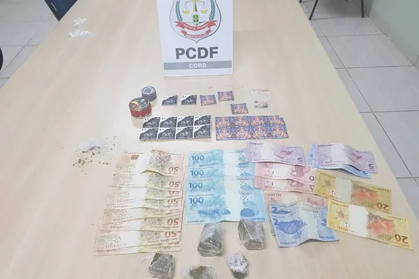 PCDF prende traficantes que vendiam drogas sintéticas perto de escola