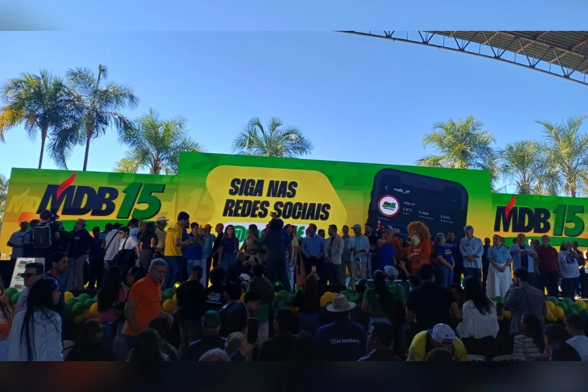 Sem Ibaneis, MDB confirma apoio à candidatura de Celina Leão ao GDF. Veja vídeo