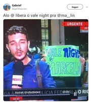 Homem dá “vale night para Marcela Temer” ao vivo na GloboNews - imagem 2