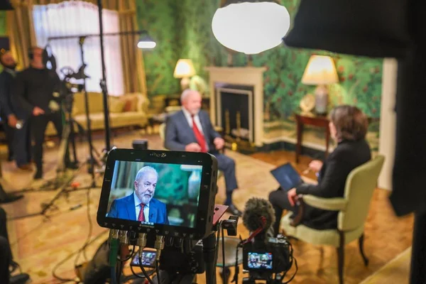 Lula dá entrevista à CNN-EUA
