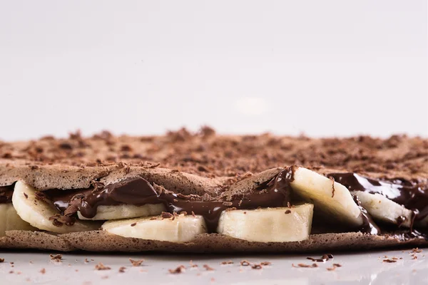 Aprenda a fazer crepioca de banana e chocolate