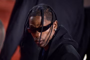 American rapper Travis Scott at Cannes Film Festival 2023. Red Carpet The Idol. Cannes (France), May 22nd, 2023 (Photo by Stefano Spaziani/Archivio Spaziani/Mondadori Portfolio via Getty Images)