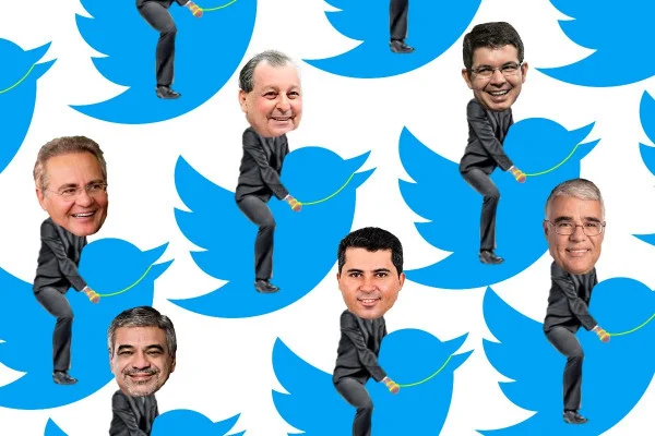 Titulares da CPI aumentam em até 624% número de seguidores no Twitter