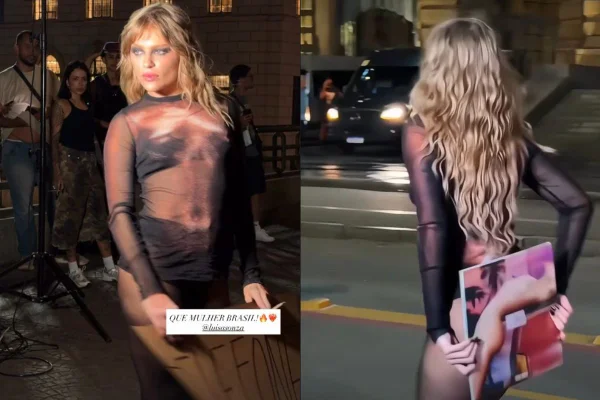 Montagem com fotos dce Luisa Sonza