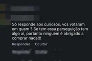 Chiquinha do DF é ofendida ao usar casaco vermelho: “Faz o L e não compre” - imagem 4 Chiquinha do DF é ofendida ao usar casaco vermelho: “Faz o L e não compre” - imagem 4