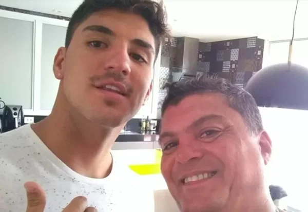 Gabriel Medina e Cláudio Ferreira
