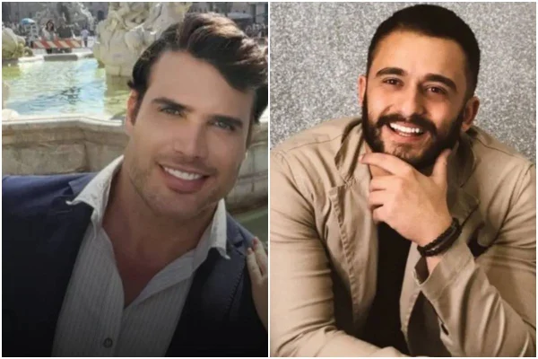 Duas fotos coloridas de dois presos, um que matou um gari e o outro o filho que uma professora que matou a própria mãe em Minas Gerais