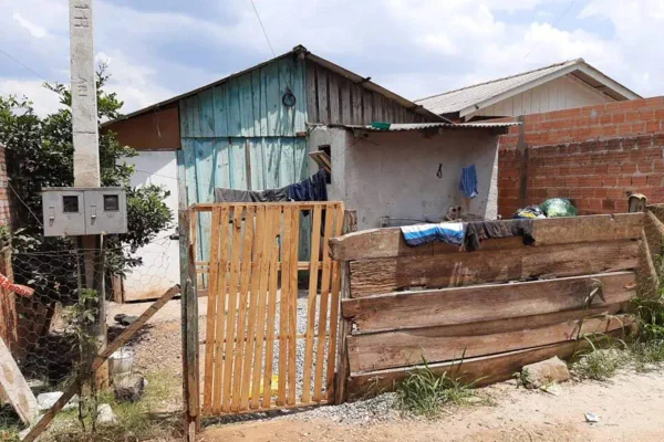 casa onde acidente aconteceu