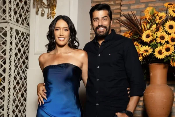 Alberto Cowboy e a esposa Priscilla Monroy