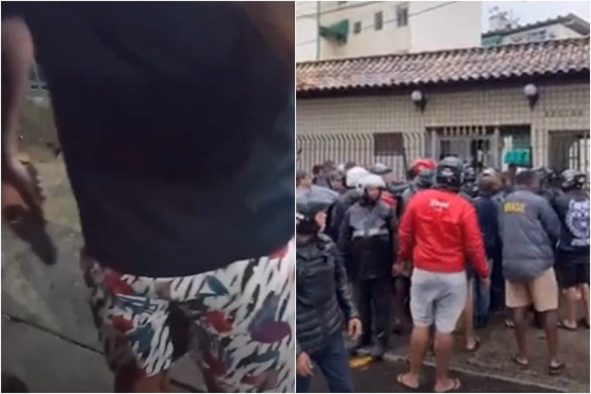 Vídeo: policial penal atira em pé de entregador no Rio de Janeiro 3 Local onde o entregador foi baleado