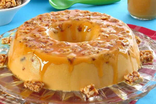 Flan pé de moleque: