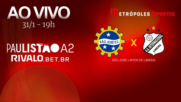Paulistão A2 2026: veja São José x Inter de Limeira ao vivo