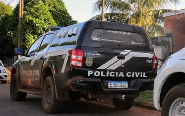 Imagem colorida de viatura da Polícia Civil de Mato Grosso - Metrópoles
