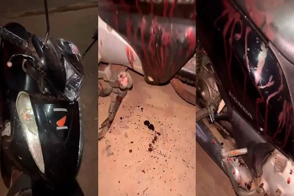 Imagem colorida, Mesmo esfaqueada, mulher conseguiu fugir de moto do agressor- Metrópoles