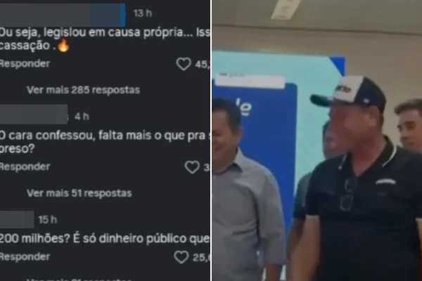 Após comemorar obra milionária, deputado faz revelação