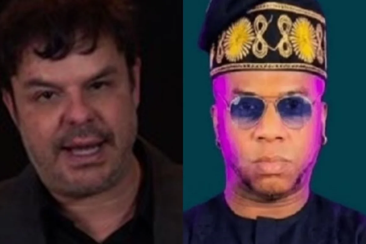 Adrilles Jorge e Pai Kleber de Ogum brigam durante debate político na TV Adrilles Jorge e Pai Kleber de Ogum brigam durante debate político na TV