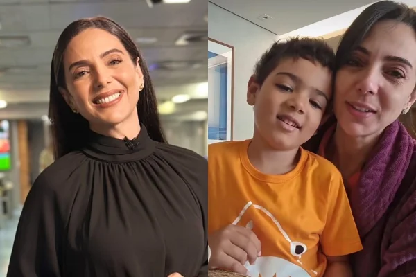 Mara Pinheiro, âncora da Globo, chora e emociona seguidores com homenagem do filho no Dia das Mães