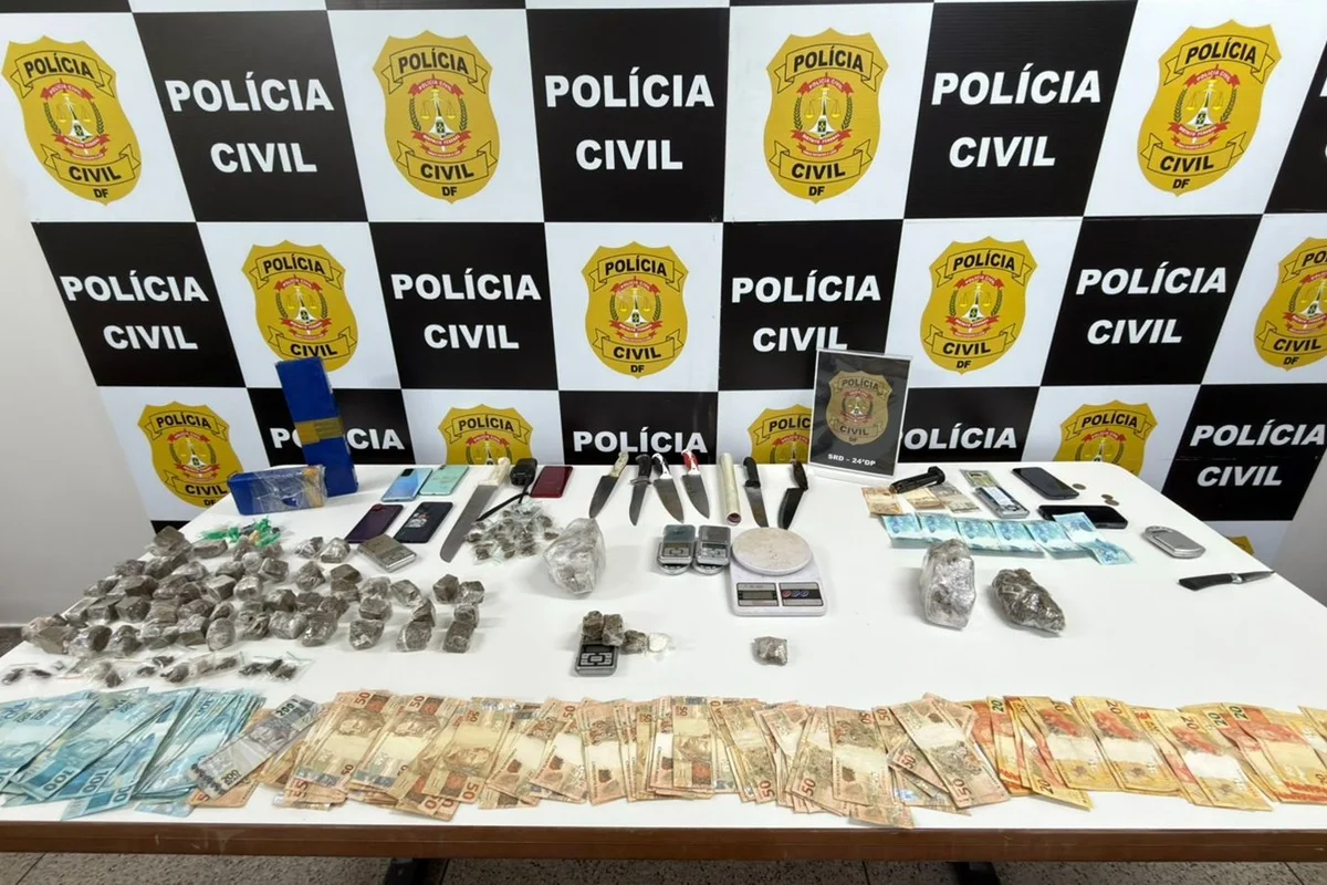Apreensões durante a Operação Cerco Total, em Ceilândia Apreensões durante a Operação Cerco Total, em Ceilândia