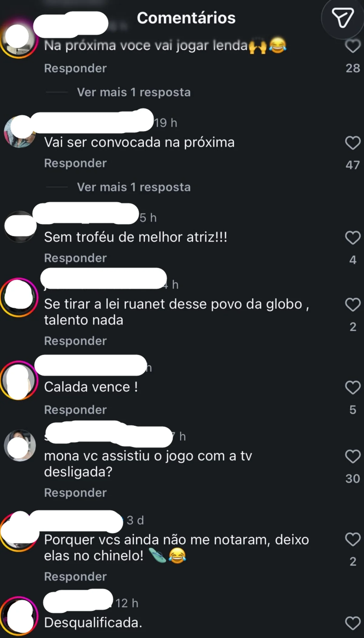 Erika Januza recebeu ataques nas redes após criticar Neymar Erika Januza recebeu ataques nas redes após criticar Neymar