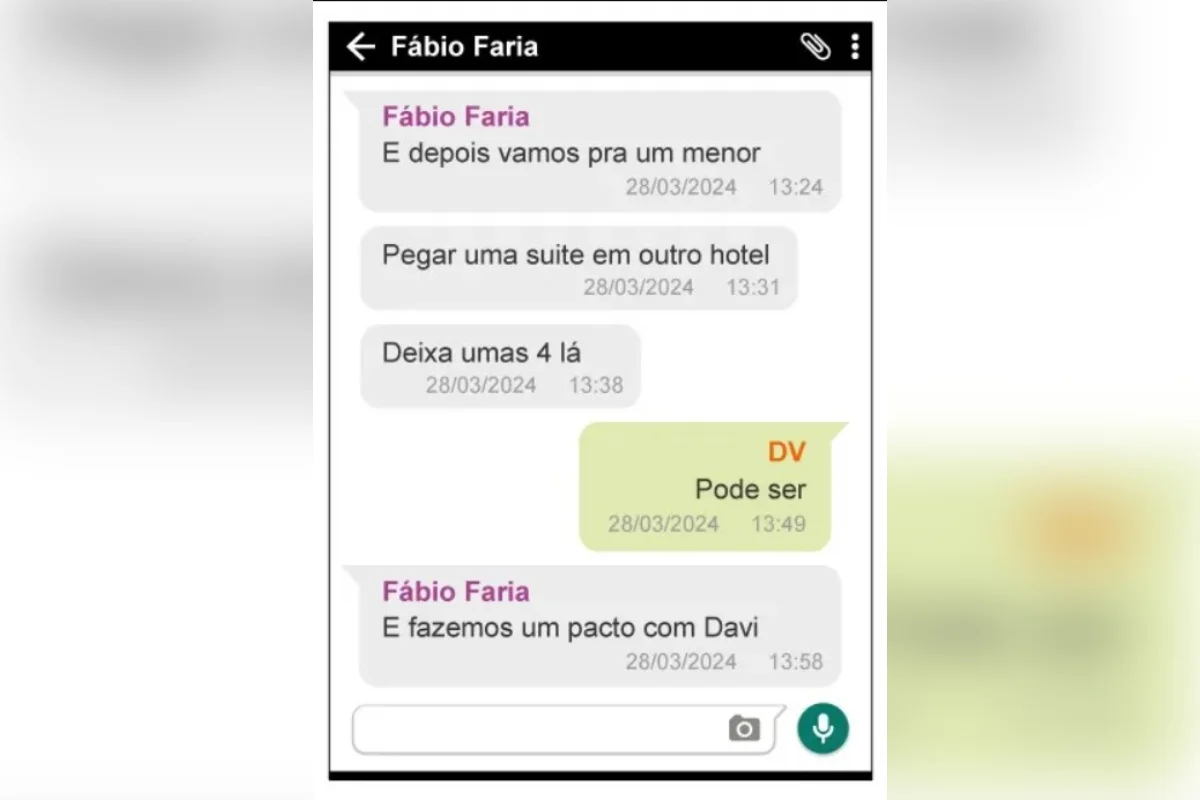 “Fala, meu amor”: mensagens mostram proximidade entre Alcolumbre e Vorcaro - imagem 3 “Fala, meu amor”: mensagens mostram proximidade entre Alcolumbre e Vorcaro - imagem 3