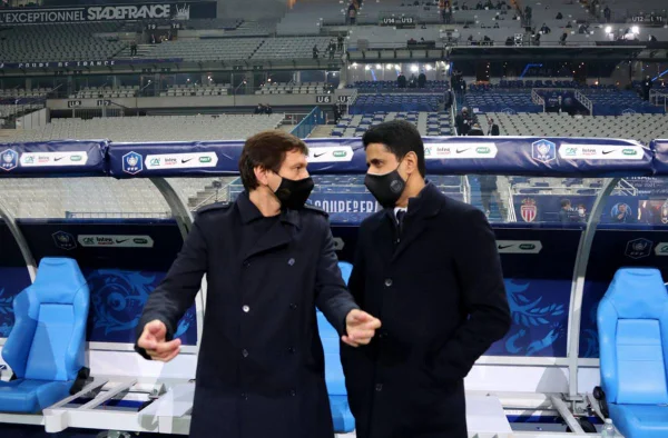 Leonardo e Nasser Al-Khelaifi