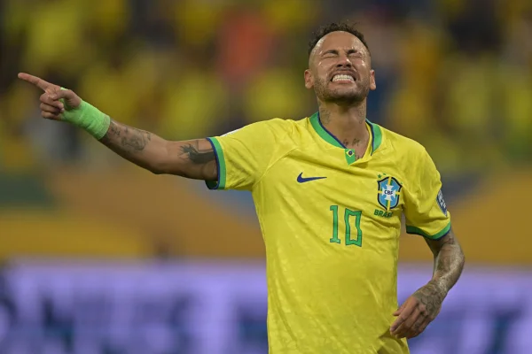 Imagem colorida de Neymar