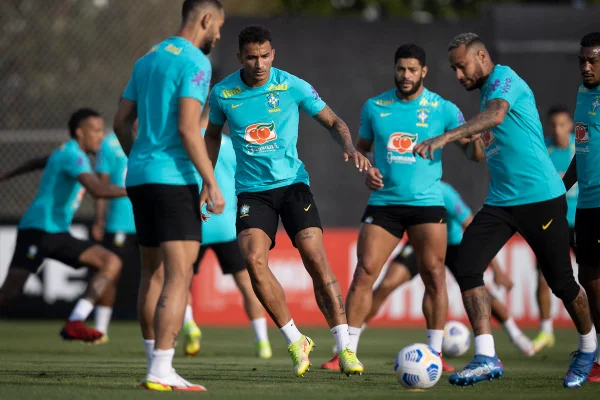 Treino da Seleção Brasileira