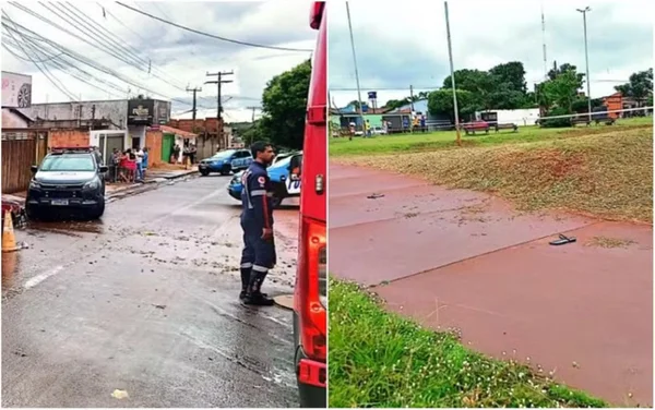 imagem colorida briga por alguel deixa dois mortos goias