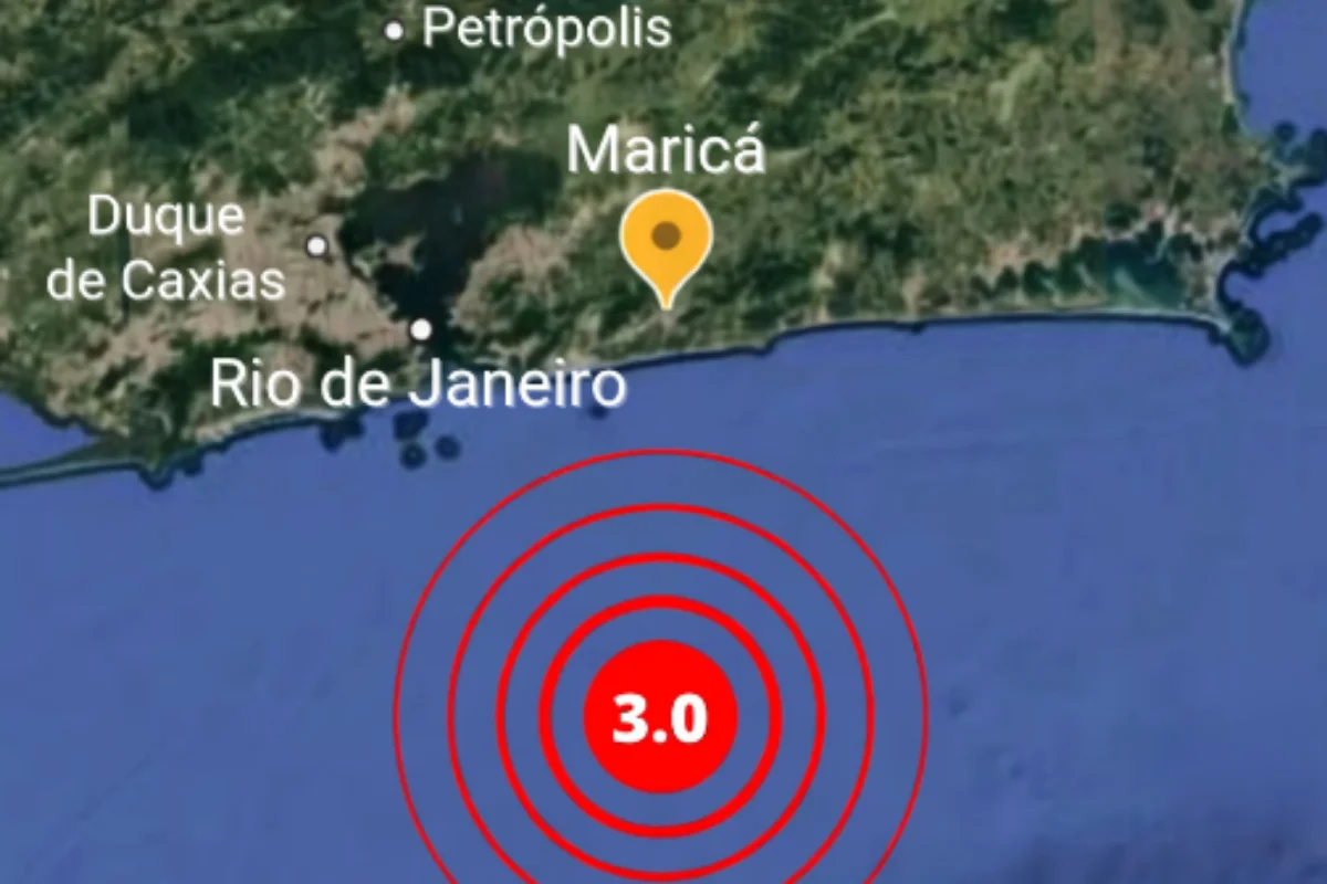 Terremoto de magnitude 3.0 atinge Maricá e alerta para oscilações sísmicas no Rio
