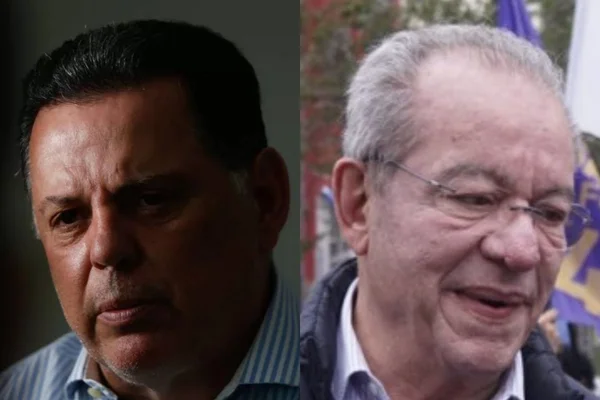 O ex-governador de Goiás Marconi Perillo e o ex-deputado federal José Anibal, de São Paulo