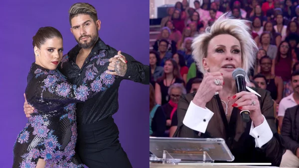 Imagens coloridas de Tati Machado e Ana Maria Braga na final da Dança dos famosos - Metrópoles