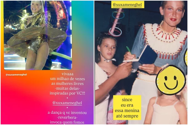 Carolina Dieckmann apoia Xuxa após críticas à turnê: entenda - destaque galeria