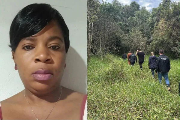 Imagem colorida mostra haitiana esquartejada pelo ex. Metrópoles