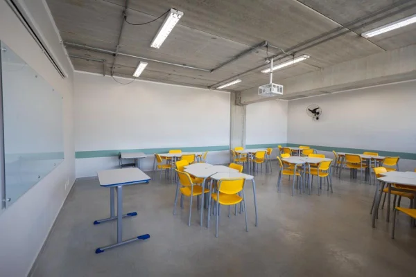 Sala de aula de escola municipal na cidade de São Paulo