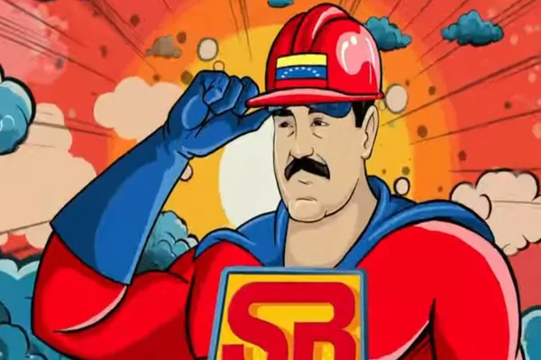 Imagem colorida mostra o personagem Super Bigode - Metrópoles