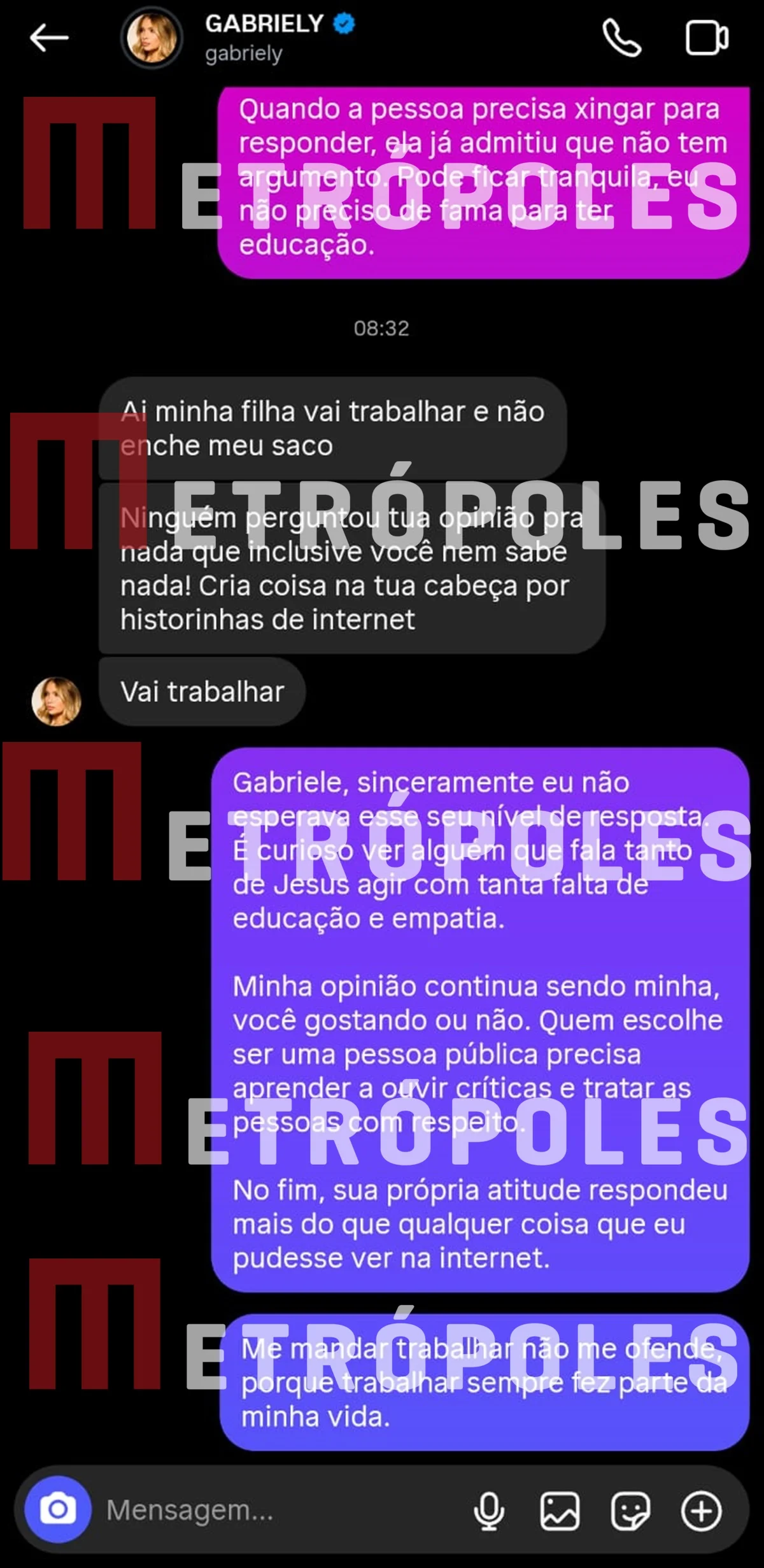 Gabriely Miranda, esposa de Endrick, deu resposta atravessada para internauta Gabriely Miranda, esposa de Endrick, deu resposta atravessada para internauta