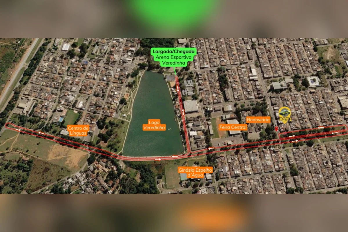 Em Brazlândia, as vias de acesso ao percurso da corrida Kms in Tour serão totalmente interditadas a partir das 6h30 Em Brazlândia, as vias de acesso ao percurso da corrida Kms in Tour serão totalmente interditadas a partir das 6h30