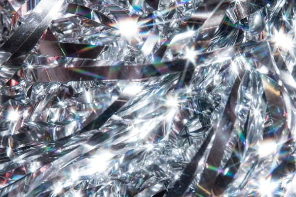 Foto com zoom de superfície de diamante - Metrópoles.
