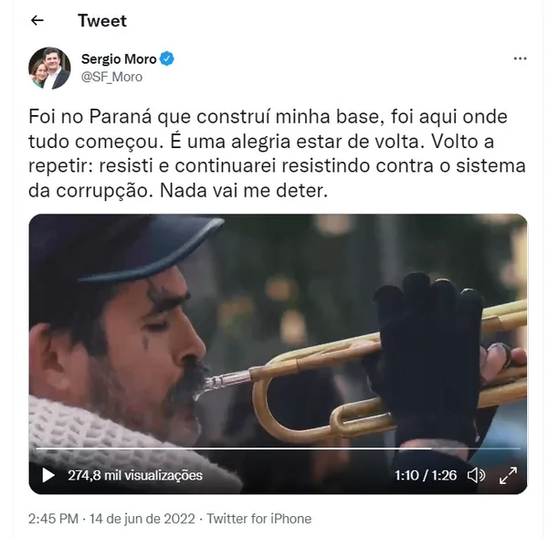 Trompetista Reinaldo Soares Neto
