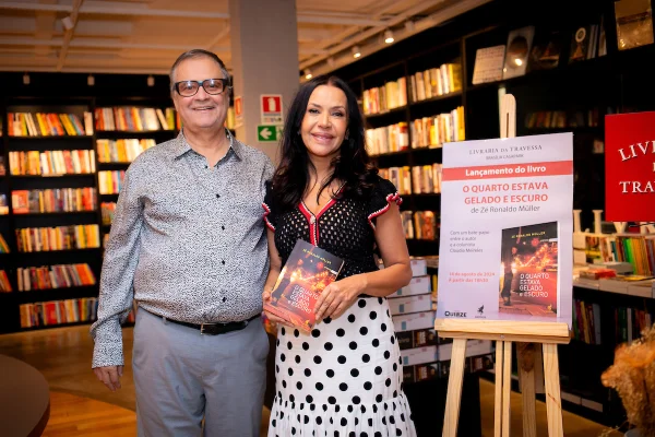 Zé Ronaldo Müller lança livro com talk mediado por Claudia Meireles