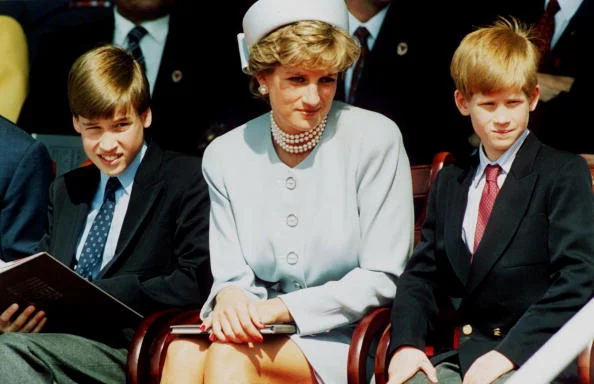 William, Diana e Lady Di