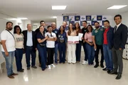 A candidata se reuniu com o Sinpro nesta quarta-feira (9/9)