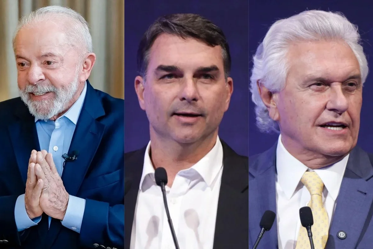 BTG/Nexus: Lula empata com Flávio Bolsonaro e Caiado no 2º turno