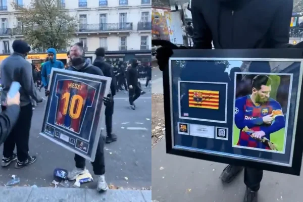 Foto colorida de Messi - Metrópoles