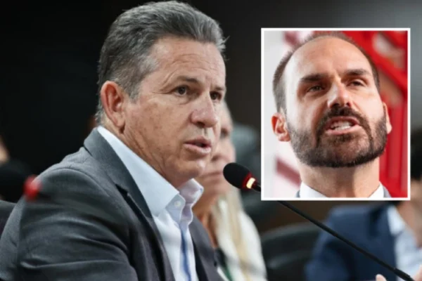 Imagem colorida, Ataques a Tarcísio: Mauro diz que Eduardo está louco e fala "merda" - Metrópoles