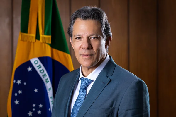 Imagem colorida do ministro da Fazenda, Fernando Haddad, às vésperas de deixar a pasta em 13 de março de 2026