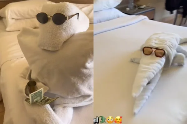 Turista viraliza com “guerra de toalhas” com camareira de hotel